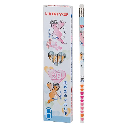 Liberty 利百代 CB-102 小天使抗菌圓桿香水皮頭鉛筆 2B