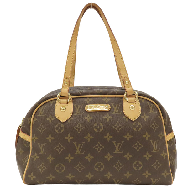 【二手名牌BRAND OFF】LOUIS VUITTON LV 路易威登【再降價】原花 PVC塗層帆布 Montorgueil PM 肩背包 M95565