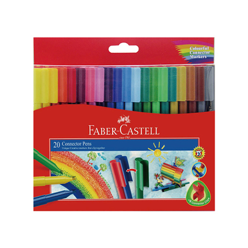 Faber-Castell 輝柏 彩色連接筆/彩色筆20色 NO.11-200-A