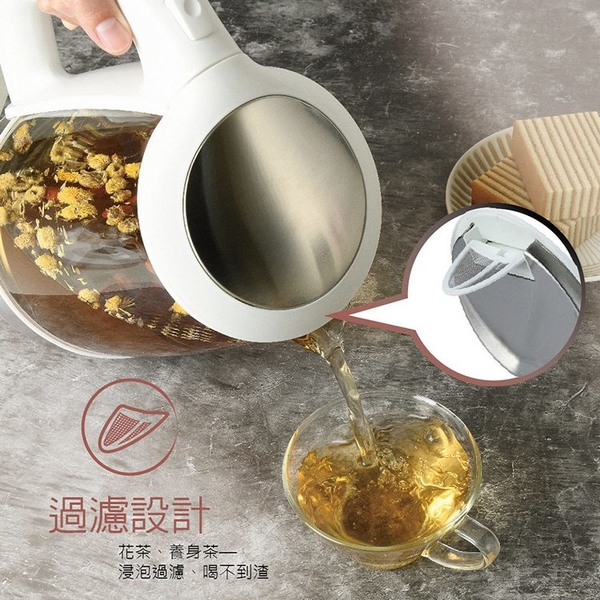 Kolin歌林 2L玻璃快煮壺.電茶壺.熱水壺 KPK-LN213G product thumbnail 6