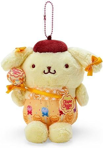 【震撼精品百貨】布丁狗 Pom Pom Purin ~日本SANRIO三麗鷗 布丁狗絨毛玩偶吊飾ChupaChups加倍佳2.0