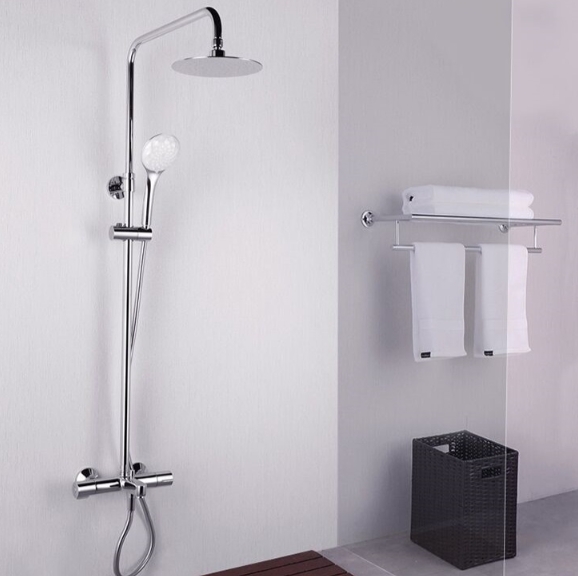 【麗室衛浴】美國第一品牌 KOHLER 三路定溫淋浴花灑組含下出水 K-99741T-9-CP