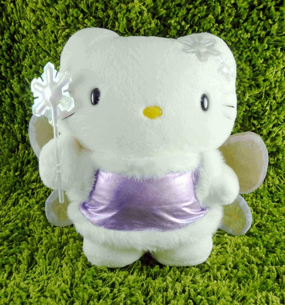 【震撼精品百貨】Hello Kitty 凱蒂貓~KITTY絨毛娃娃-北海道限定版-冬天天使