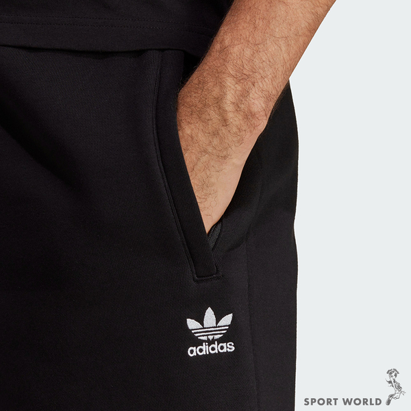 Adidas 男短褲 拉鍊口袋 棉質 黑【運動世界】IA4901 product thumbnail 6