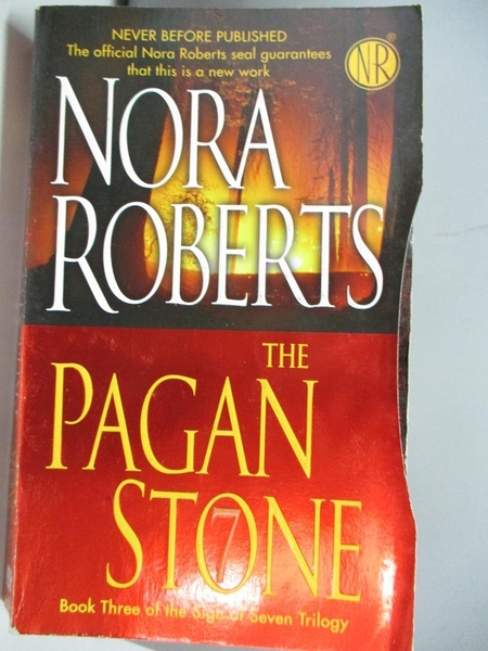 【書寶二手書T3／原文小說_ADT】The Pagan Stone_Roberts, Nora