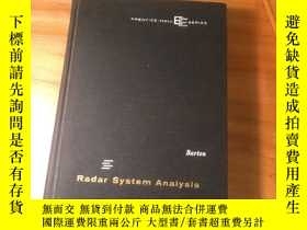 二手書博民逛書店英文原版《Radar罕見System Analysis》（雷達系統分析）作者：Barton （Raytheon C