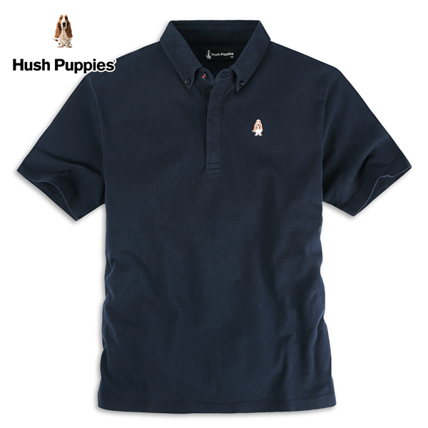 Hush Puppies POLO衫 男裝暗門襟小狗標寬鬆落肩POLO衫 product thumbnail 2