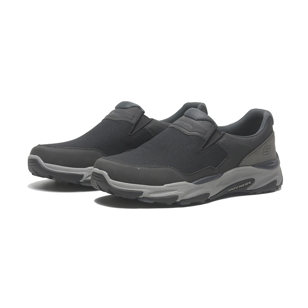 SKECHERS 休閒鞋 MARCOLE 黑灰 懶人鞋 瑜珈鞋墊 204712BLK