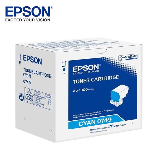 EPSON 愛普生 C13S050749 原廠藍色碳粉匣 適用 C300D/C300DN