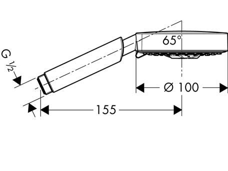 【麗室衛浴】德國HANSGROHE Raindance S 100 Air 蓮蓬頭 三段式出水 28504 product thumbnail 3