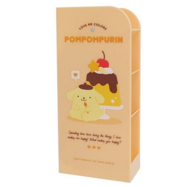 【震撼精品百貨】Pom Pom Purin 布丁狗~日本三麗鷗SANRIO 布丁狗 桌上型直式四層筆筒*15252