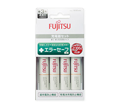 FUJITSU 富士通 雙迴路充電器FCT345TST 附3號充電池2000mah*4