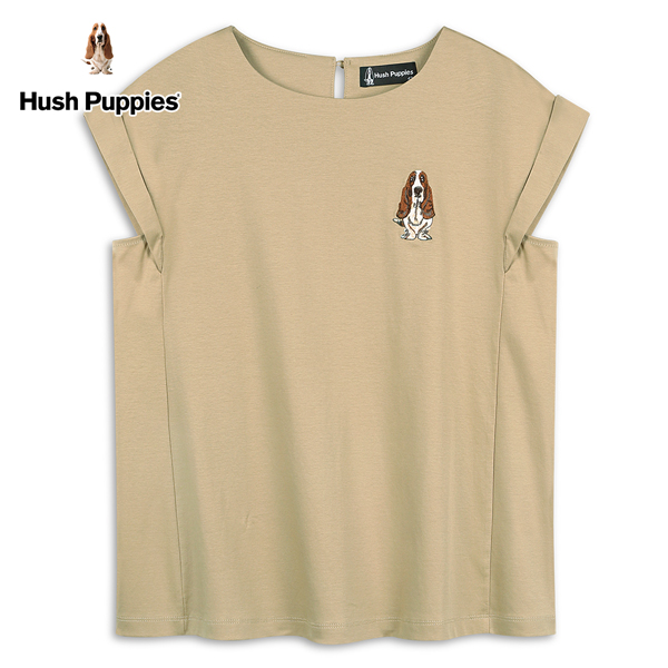 Hush Puppies 上衣 女裝小包肩刺繡狗反褶袖上衣 product thumbnail 2