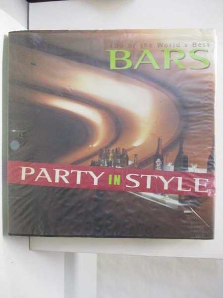 【書寶二手書T8／設計_E51】BARS_Party in Style