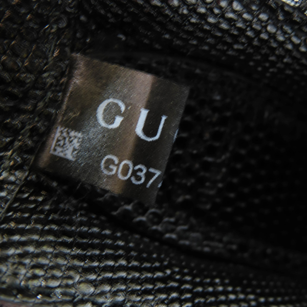 【二手名牌BRAND OFF】GUCCI 古馳 黑色 蜥蜴皮 GG水鑽 GG JACKIE 1961 MINI 兩用包 product thumbnail 7