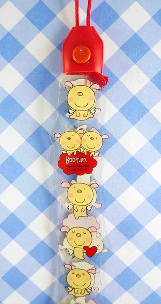【震撼精品百貨】日本精品百貨-手機吊飾/鎖圈-動物圖案系列-滿版豬