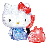 【震撼精品百貨】Hello Kitty 凱蒂貓-日本三麗鷗SANRIO KITTY立體拼圖公仔39pcs (藍色款)*07642