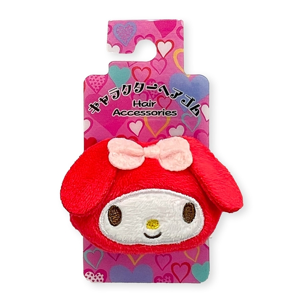 【震撼精品百貨】My Melody 美樂蒂~日本三麗鷗SANRIO 美樂蒂 造型絨毛髮圈 髮束 髮飾(紅大頭)*26815