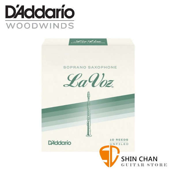 美國 RICO La Voz 高音 薩克斯風竹片 Medium Soft (2號) Soprano Sax (10片/盒)