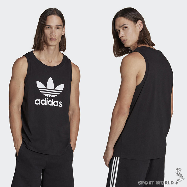 Adidas 男背心 純棉 白/黑【運動世界】IA4808/IA4811 product thumbnail 5