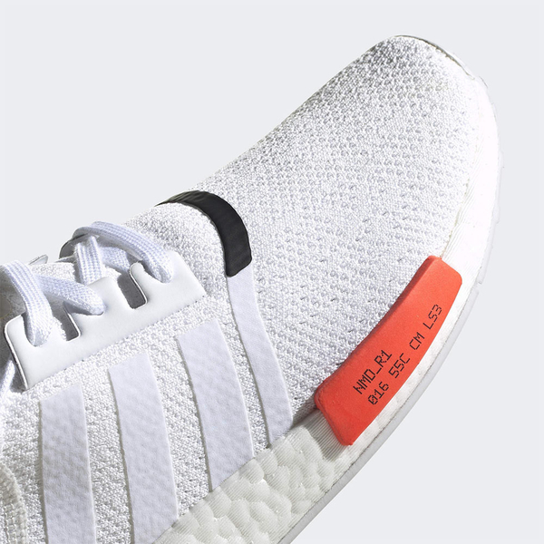 ADIDAS NMD_R1 男鞋 女鞋 慢跑 休閒 BOOST 襪套 透氣 白 黑 紅【運動世界】EH0045 product thumbnail 8