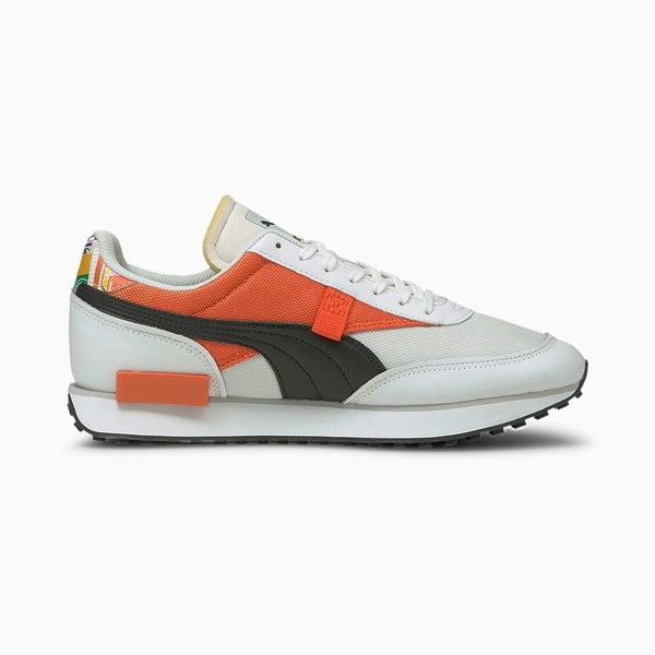 Puma Future Rider 男鞋 休閒 Wordmark 緩震 網布 皮革 橘 黑白【運動世界】37597101 product thumbnail 2