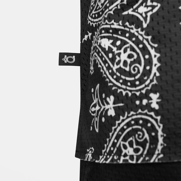 【五折出清】NIKE DRI-FIT KD 男裝 球衣 籃球 針織 網布 EASY 印花 黑【運動世界】DH7372-010 product thumbnail 5