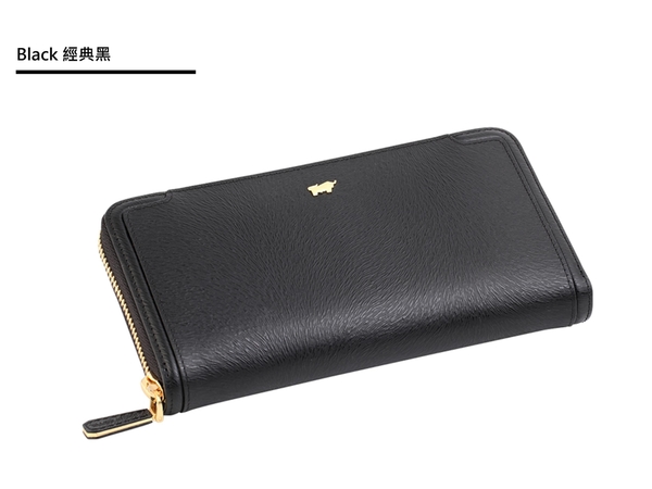 【全新品公司貨】BRAUN BUFFEL SUPERSTAR系列黑色單拉鍊長夾【寧寧小舖/台中30年老店】BF674-602-1 product thumbnail 2