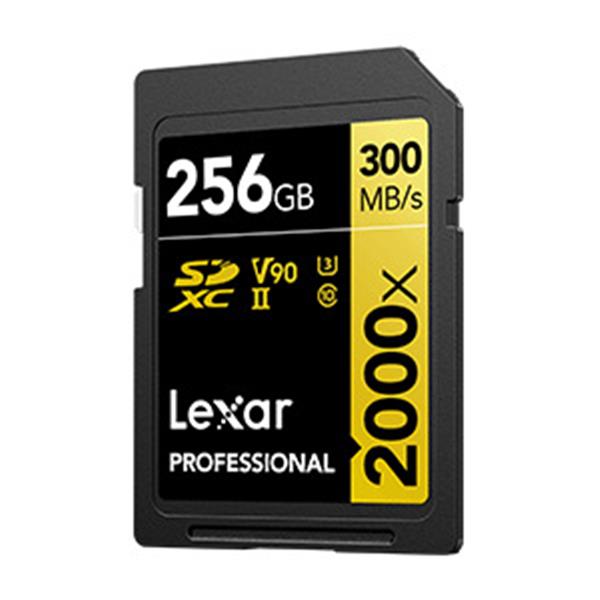 Lexar 雷克沙 Professional 2000x SDXC UHS-II 256G記憶卡 GOLD 系列 product thumbnail 2