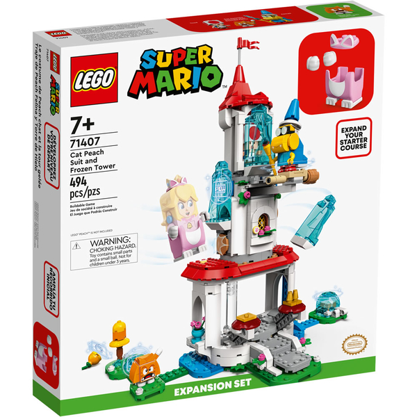 樂高積木 LEGO《 LT71407 》超級瑪利歐系列 - 貓咪碧姬公主服與冰凍塔 / JOYBUS玩具百貨