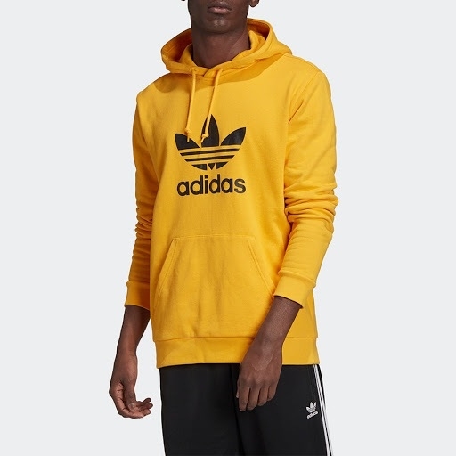 adidas trefoil hoodie collegiate green