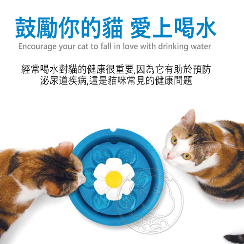【培菓幸福寵物專營店】CATIT2.0》LED花朵自動噴泉飲水器-3L product thumbnail 2