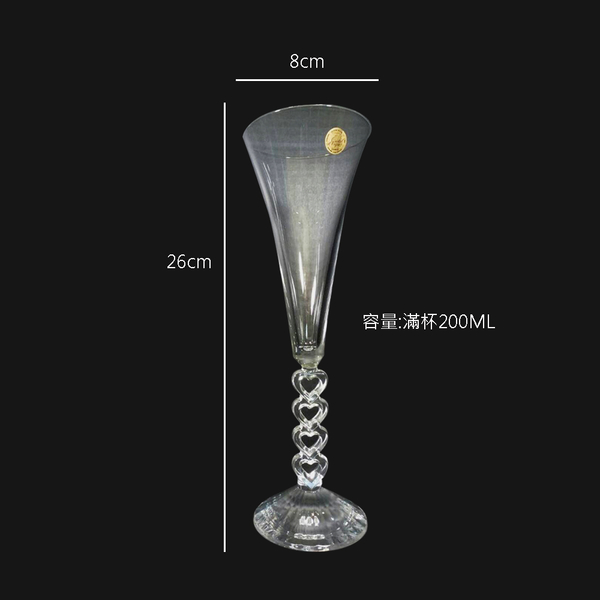 法國CRISTAL D'ARQUES Romantic 水晶玻璃杯 造型高腳杯 禮盒組 水晶含量24% product thumbnail 8