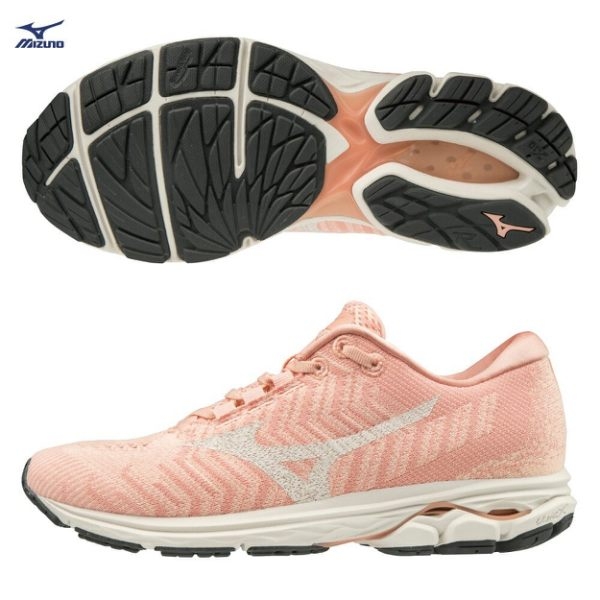 MIZUNO WAVE RIDER WAVEKNIT 3 女鞋 慢跑 編織 耐磨 避震 輕量 粉【運動世界】J1GD192915 product thumbnail 2