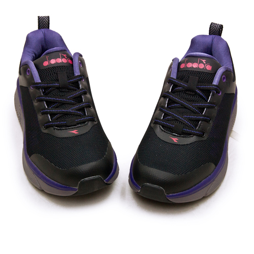 LIKA夢 DIADORA 迪亞多那 專業避震慢跑鞋 POWER FORM系列 黑紫灰 33629 女