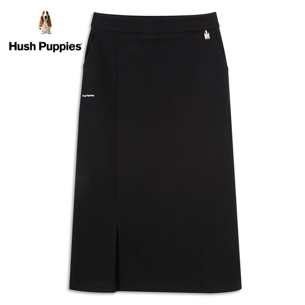 Hush Puppies 長裙 女裝簡約側開衩彈性長裙