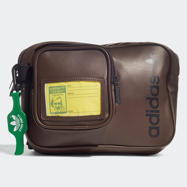 【現貨】Adidas STAN WAIST BAG 背包 斜背包 腰包 休閒 潮流 皮革 咖啡色【運動世界】GN1851
