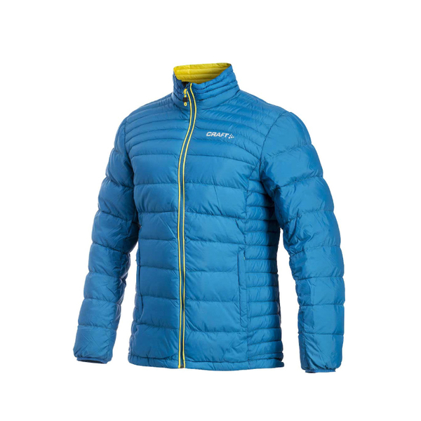 【CRAFT 瑞典 男 輕量羽絨外套《藍》】1902294/防水/防風/保暖外套/登山外套