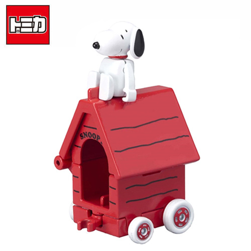 【日本正版】TOMICA 騎乘系列 R01 史努比 Snoopy x House Car 玩具車 多美小汽車 - 887270