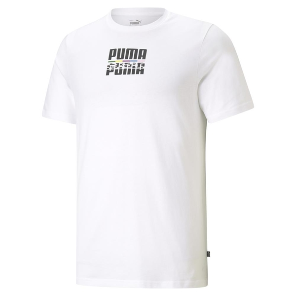 【五折出清】PUMA PI 男裝 短袖 休閒 訓練 基本 印花 白 歐規【運動世界】58776802 product thumbnail 2