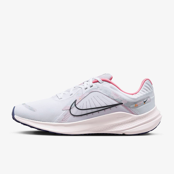 NIKE Quest 5 女白慢跑鞋 KAORACER FB6944100