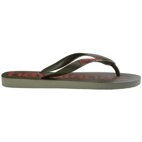 havaianas 哈瓦士 巴西人字拖 男款 Logomania II 墨綠底紅字 涼鞋 拖鞋 夾腳拖 海灘鞋【南風百貨】 product thumbnail 3