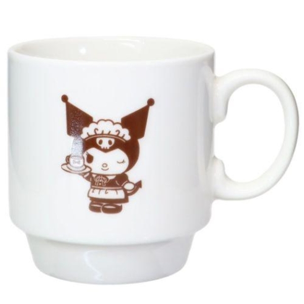 小禮堂 酷洛米 陶瓷咖啡杯 300ml (白服務生款) 4525636-315343