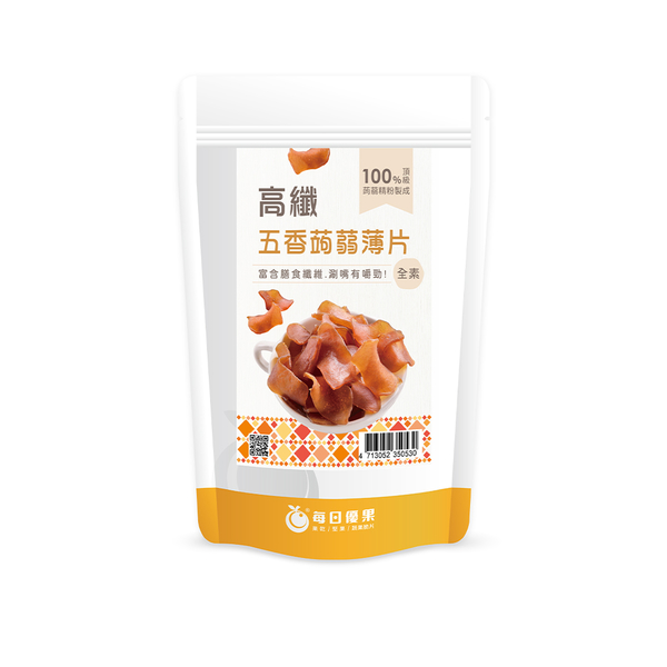 高纖五香蒟蒻薄片180G 每日優果 product thumbnail 3