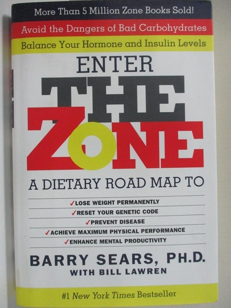 【書寶二手書T1／原文小說_I5U】The Zone: A Dietary Road Map to Lose Weight Permanently