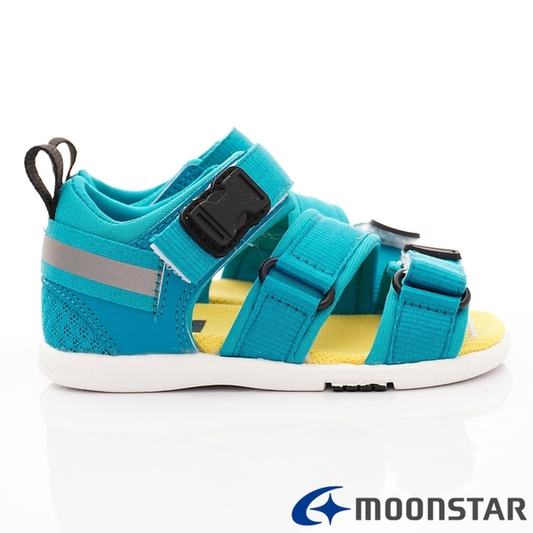 日本Moonstar機能童鞋  2E輕量涼鞋款 22279藍(中小童段) product thumbnail 3