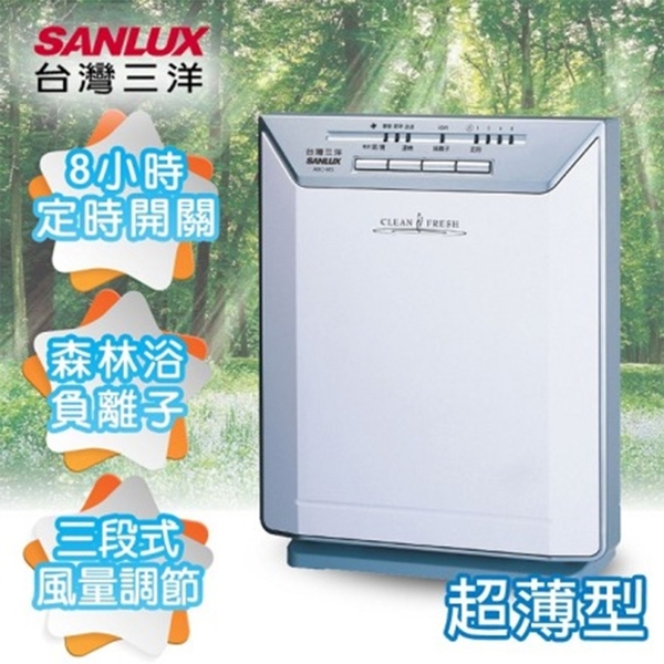 SANLUX台灣三洋負離子超薄型空氣清淨機　ABC-M5