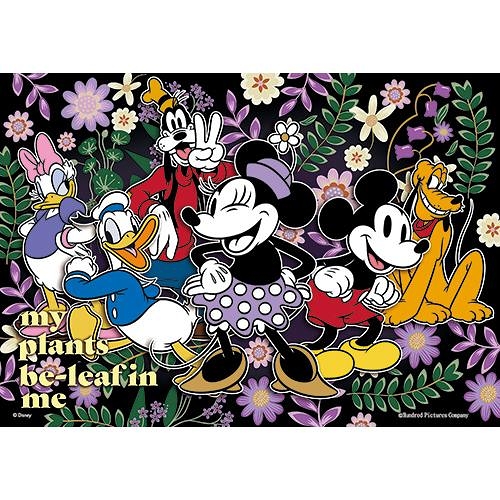 迪士尼Disney 自然花卉系列 拼圖(108片)-米奇朋友
