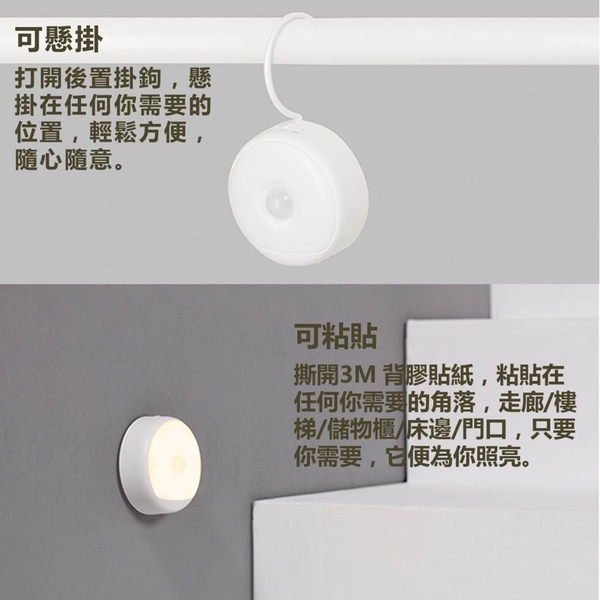 強強滾-小米 Yeelight USB充電感應夜燈 續航120天 人體感應燈 米家感應夜燈