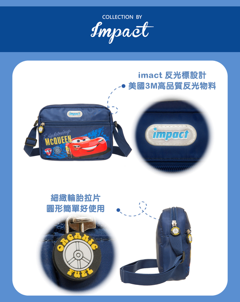 《新品》【IMPACT】CARS側背包-深藍 IMQCS003NY product thumbnail 4